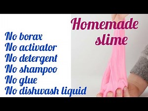 DIY activity 2 - Homemade Slime for kids! - kids friendly recipe. Made with flour