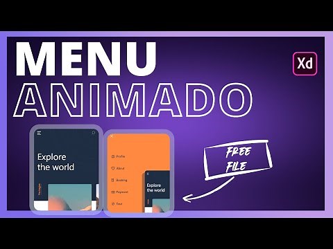 Diseña un menu deslizante animado | Adobe XD