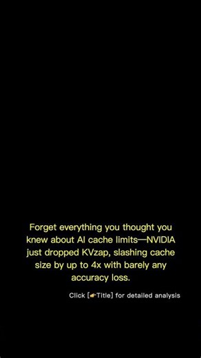 🧐👉 NVIDIA's KVzap: Near-Lossless 4x AI Cache Compression Shakes Up Long-Context Models #QixNewsAI