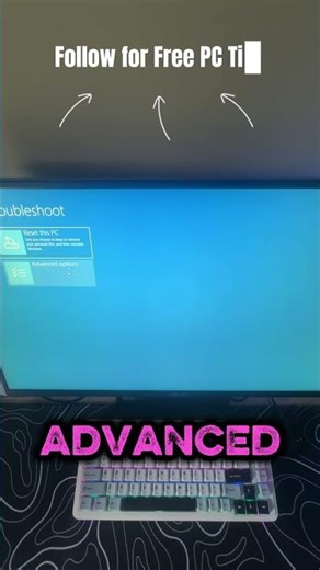 How to Access Bios on Windows #shorts #pctips #techtips #pcgaming