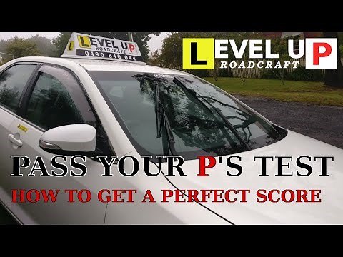 Pass P's Driving Test Australia & NSW - Secrets to a Perfect Score Pass