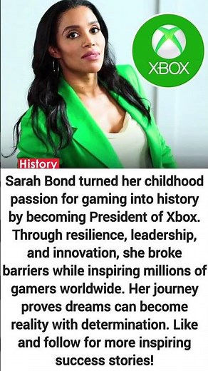 From Childhood Gamer to Xbox President | Sarah Bond’s Inspiring Success Story #shorts #shortvideo