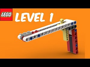 Simple LEGO Rubberband Gun | Step-By-Step Instructions