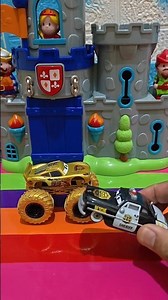 Disney Pixar Cars, Golden McQueen, Sheriff Cars, Lightning McQueen #disneycars #toys #youtubeshorts