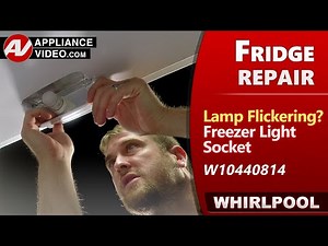 Refrigerator Lights not working or Flickering - Light Socket Replacement by Factory Technician