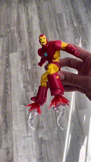 SPEED POSING : IRON MAN MK 09 🤩 Another Iron Man post, but it still peak isn’t it ? #ironman #marvellegends #marvelcomics #figtok #actionfigure