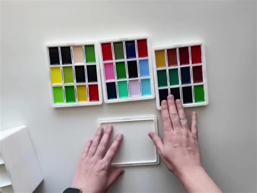 Kuretake Stackable Palette | Modular Magnetic Watercolor Palette | Customizable Travel Palette With Mixing Tray & Inserts - Etsy