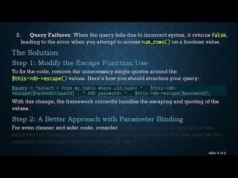 Solving the MD5 Hashed Values Issue in CodeIgniter's Database Escape Function
