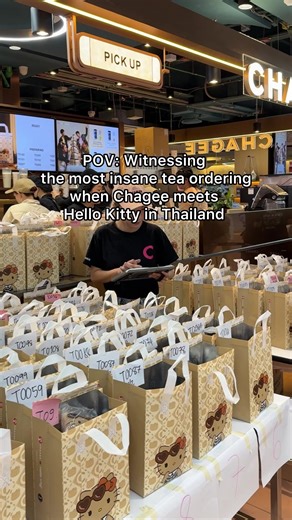 Hello Kitty Bubble Tea Launch Experience in Bangkok