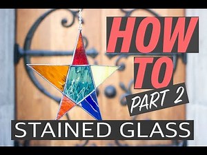 Stained Glass Tutorial Part 2: Glass grinding and copper foiling