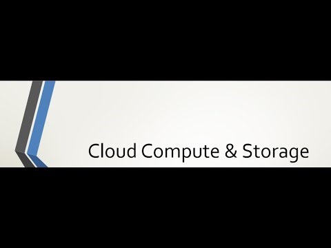 Cloud Compute & Storage-Lec 03