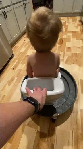 Potty training at its finest! #baby #pottytraining #babyboy #babydaddy #toddler