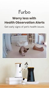 Need to monitor your cat’s health? Furbo got you covered! 🐈 Rest easy with AI-powered Furbo Nanny—Stay informed with Meowing, Activity, and Vomit Alerts Save more and worry less—bundle Furbo 360º & Furbo Mini today!. | Furbo Pet Camera