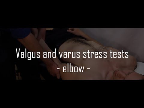 Elbow collateral ligament (valgus and varus) stress tests