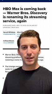 HBO became HBO Max, and then it became Max. Now, it will be HBO Max once more. Warner Bros. Discovery is renaming its streaming platform again starting this summer, restoring a name it ditched just two years ago. Read more: cnb.cx/44WBzvJ | CNBC