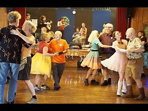 The Final Echo Summit Contra Dance 2025 to the invigorating music of Countercurrent and Thunderwing