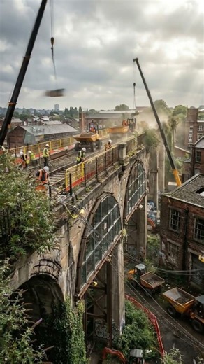 Transformation Abandoned Railway Viaduct To Botanical Walkway