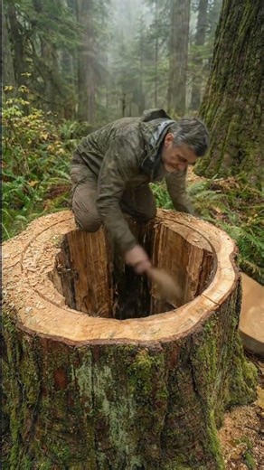 He Built an Underground Room While a Bear Was Outside 😳