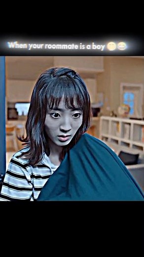 When your roommate is a boy | Put your head on my shoulder #shorts #cdrama #putyourheadsonmyshoulder