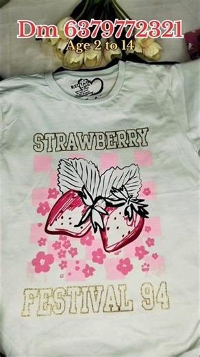 ரொம்பவே சூப்பரான ஸ்ட்ராபெரி பேட்டன் #trending #trendingsong #song #trendingshorts #astrends #tshirts