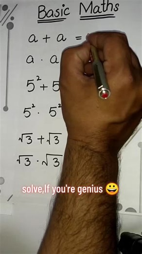 “Basic Maths Trick That 90% People Get Wrong 🤯 | Can You Solve It?”@Math Master with Haseeb:“ #foruyou #mathtiktok #viralvideos