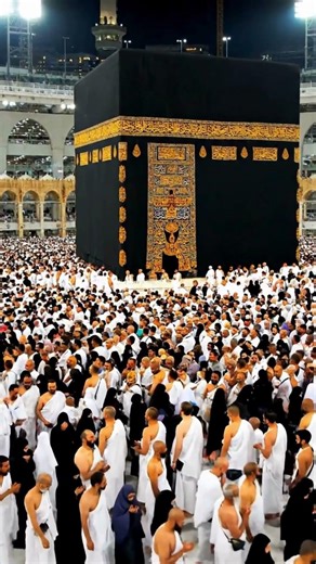 A Beautiful View of the Kaaba at the Grand Mosque Makkah, Saudi Arabia #islamicpilgrimage