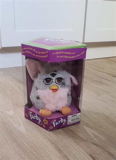 Vintage Electronic Furby Model 70-800 Tiger Grey With Pink 1998 NIB - Etsy Canada