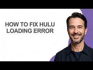 How To Fix Hulu Loading Error - KevinHowTo