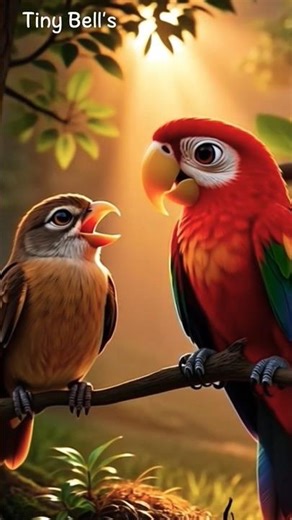 The Little Bulbul & The Kind Parrot | 3D Pixar Animation Short Film