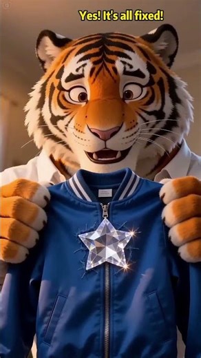 Friendship Between Kitten & Tiger #cat #FunnyAnimation #cutecat #cutetiger