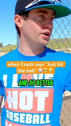 Just hit the ball its not that hard ⚾️🤓 #baseball #baseballboys #baseballplayer #travelball #comedy