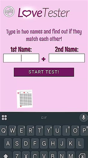 Love Test Challenge: A Surprising Result!