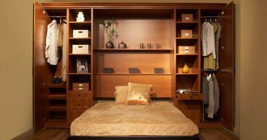 Guarda Roupa Embutido:  45 Modelos para a Organização do Seu Quarto