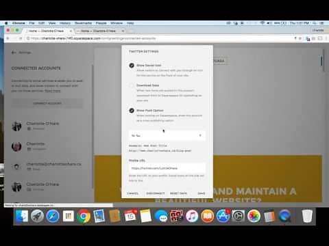 How to Connect Social Media Accounts to your Squarespace Website