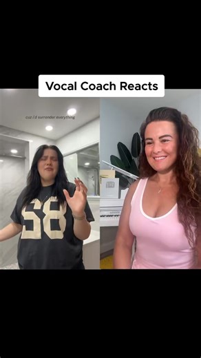 112K views · 2.1K reactions | #remix with nicolinabozzo on Instagram. This is the perfect example of singing being a full body sport. Beautiful job! **Want help with your singing? DM me “DREAM” for a discounted first lesson. Your breakthrough moment is waiting on the other side!** #celinedion #isurrender #singers #singingchallenge #vocals #musicmatters #singersbelike #singbetter #fyp | Tara Simon Vocal Coach | Facebook