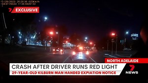 5.4K views · 36 reactions | EXCLUSIVE: A red light runner is in hot water after a frightening crash at North Adelaide. 7NEWS Adelaide at 6pm | www.7NEWS.com.au #NorthAdelaide #7NEWS | 7NEWS Adelaide | Facebook
