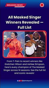 All Masked Singer Winners Revealed — Full List #MaskedSinger #WinnersList