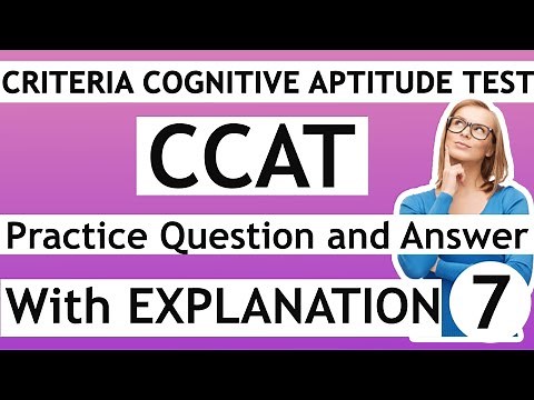7. CCAT Practice Question and Answer | Set 7 | With Explanation
