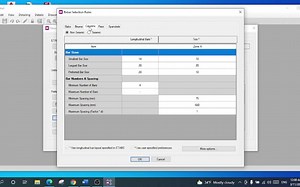 CSi Detail for generating detailing output (Building data exported from ETABS)