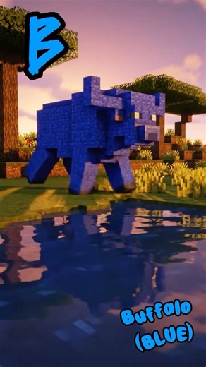 ABC Colorful Animal's World In Minecraft (ABCD) #abcsong #colorsong #minecraft #kidsvideo