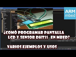 📌Programming in Mbed#5 tutorial mbed handling LCD screen and DHT11,examples and ways to program them