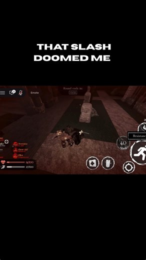 That slash doomed me 😭😭😭 #cringe #roblox #forsaken
