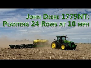 (Quick Look) Planting 24 Rows of Corn at 10 MPH: This is the John Deere 1775NT