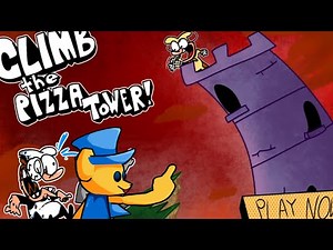 this pizza tower is crazy (CLIMB the Pizza Tower! Adventure obby)