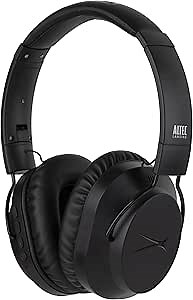 Altec Lansing Whisper Active Noise Cancelling Headphones, Black
