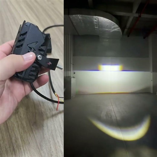 Universal spotlights for cars and motorcycles, small size, high brightness