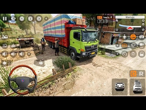 Game Truk Hino Mengangkut Muatan Dari Desa | Mod Bus Simulator Indonesia