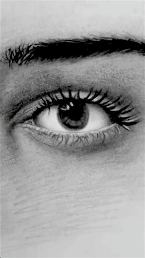 How to Draw a Hyper Realistic Eye 👁️✨ #shorts #art