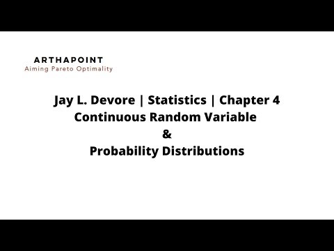 Jay Devore | Statistics | Chapter 4 | Continuous Random Variable | MA Economics | IIT JAM Economics