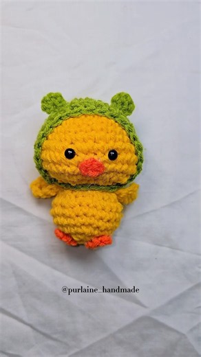 Crochet Duck Tutorial 🐥 | Easy Amigurumi Duck for Beginners 🧶 | Cute Handmade Crochet Toy #shorts